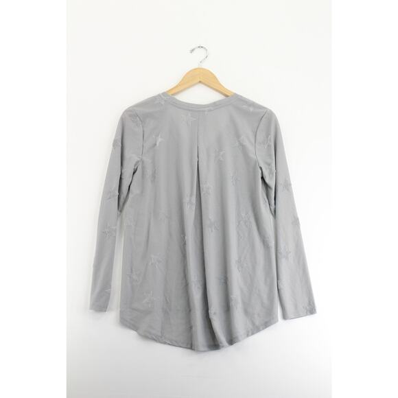 NWT Bobeau‎ star v neck long sleeve shirt small casual basic classic normcore - Picture 4 of 7